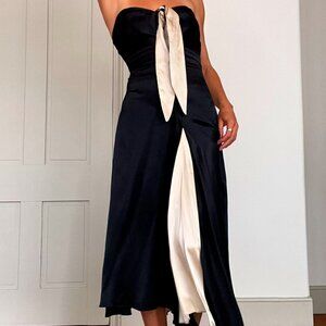 Rare Silk Mara Hoffman Strapless Gown